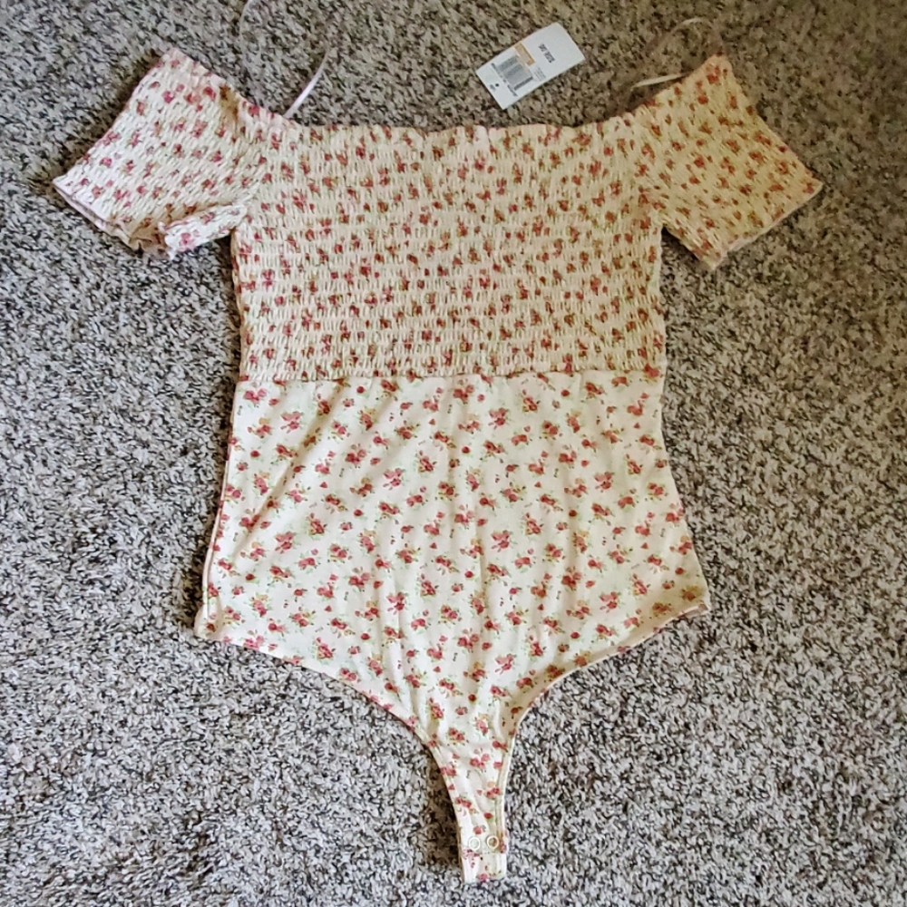 NWT Little Black Bodysuit off the shoulder 1piece - Picture 2 of 6